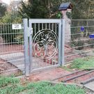 Tür Ornament verzinkt