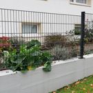 Doppelstabmatte anthrazit 1030mm aufgedübelt 