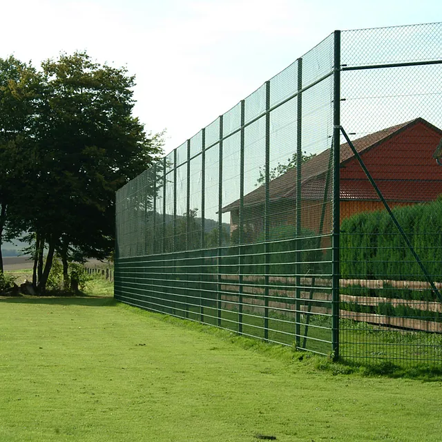 Ballfang Stahlmatte + Maschendraht grün 5m 