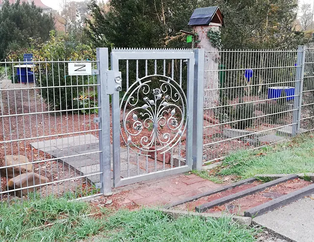 Ziergittertuer Ornament verzinkt 
