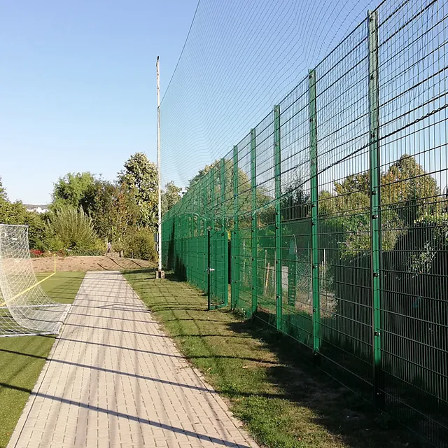 Ballfang Stahlmatte LEGI grün 4m