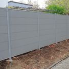Sichtschutz WPC grau