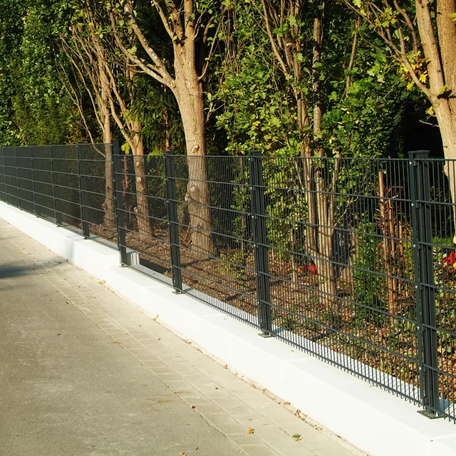 Doppelstabmatte anthrazit 1230mm aufgedübelt