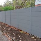 Sichtschutz WPC grau